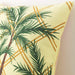 A close-up of an IKEA cushion cover in a textured light yellow & Multicolours  fabric, featuring a subtle pattern of light and dark woven threads. 10467578
