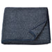 A dark blue/mélange bath towel measuring 70x140 cm.