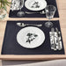 A set of four small IKEA side plates, ideal for casual dining or entertaining guests.