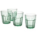 Digital Shoppy IKEA Glass, Green, 270ml - Pack of 4 - digitalshoppy.in