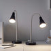IKEA Work Lamp, Black and LED Bulb E14 400 Lumen, Globe Opal White - digitalshoppy.in