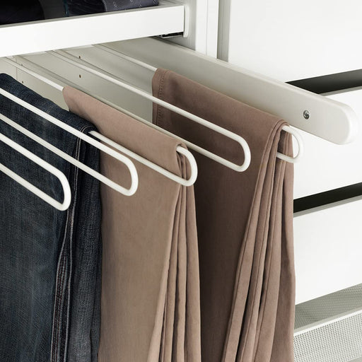 Digital Shoppy IKEA Pull-Out Sliding Trouser Hanger for Wardrobe Pants Organizer Bags Scarves40257357