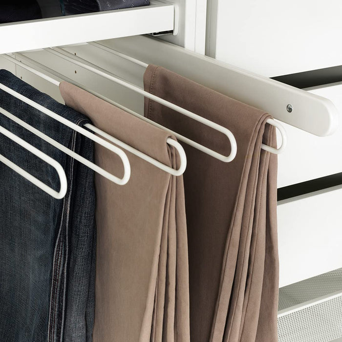 Amazon.com: QLDFX Trouser Hanger Heavy Duty Extendable Clothes Rail for  Closet, Pull Out Closet Rod with Sliding Rail Adjustable 30-80cm Wardrobe  Rail Clothes Rack, Closet Organizer Rack Clothes Storage (45cm) : Everything