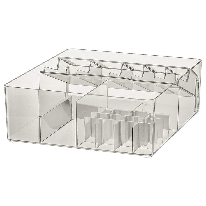 IKEA Box with Compartments, Smoked 32x28x10 cm (12 ½x11x4") - digitalshoppy.in