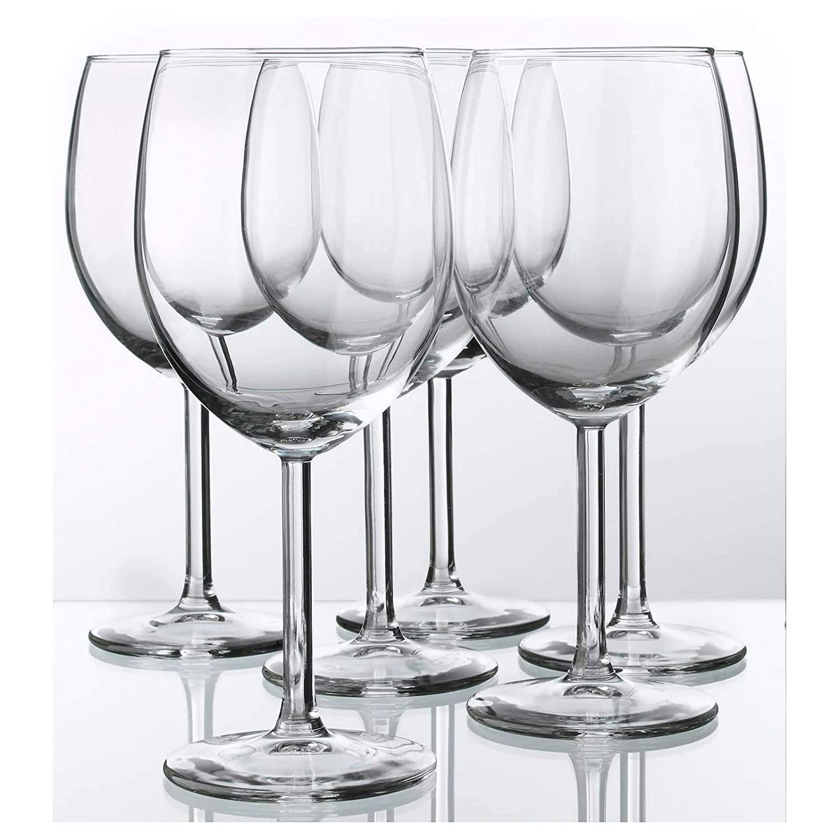 STORSINT Red wine glass, clear glass, Height: 9 Package quantity: 6 pack -  IKEA