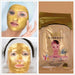 Digital Shoppy New Top Fashion 50g Gold Active Face Mask Powder Anti Aging Luxury Spa Treatment Face Mask with Facial Mask Brush