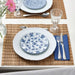 Digital Shoppy IKEA  Side Plate, Patterned/Blue,18 cm (7 ") (Set of 4) 00505359