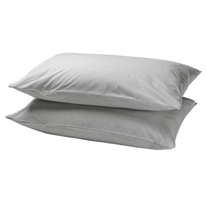 Grey cotton pillowcase from IKEA, soft and comfortable fabric with a simple rainbow design 90482481