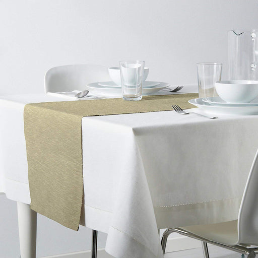 A decorative runner that adds texture and interest to your dining area.