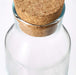 IKEA Carafe with Stopper, Clear Glass, Cork (0.5 l (17 oz)), Chic IKEA Carafe with Stopper - Clear Glass and Cork - 0.5 L Capacity - A close-up of the carafe, highlighting the clear glass and cork stopper with a modern and stylish look.  - digitalshoppy.in