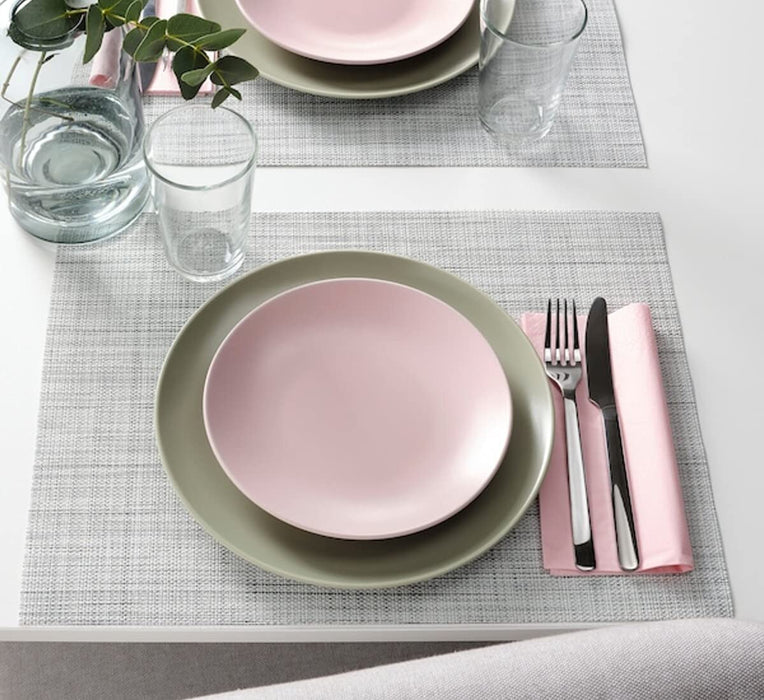 IKEA FÄRGKLAR Side Plate, matt Light Pink , 20 cm - pack of 4plate dinner plate and snacks plates set lunch plate dinner plate and snacks plates side plate digital shoppy 60478211