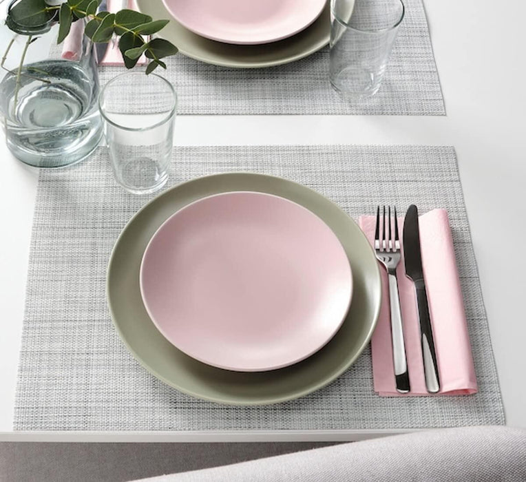 IKEA FÄRGKLAR Side Plate, matt Light Pink 20 cm Digital Shoppy