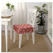 Digital Shoppy IKEA Chair pad, red43x42x4.0 cm (17x17x2 )  40483591 office use chair online price