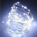 Digital Shoppy 100 Nos LED String Light Silver Wire Fairy Warm White Garland Home Decoration Powered by Battery 