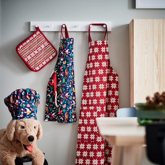 Create lasting memories with your child in the kitchen with this practical and charming children's apron from IKEA, perfect for cooking and baking activities 00498288