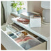 Six spacious and stackable white storage boxes, perfect for maximizing your storage space 20428553