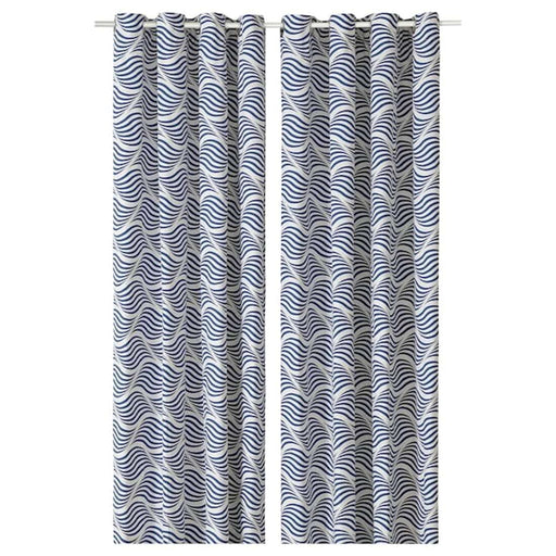 Digital Shoppy IKEA Curtains, 1 Pair, Blue 145x300 cm (57x118 )Curtain, Window Curtain Online, Designer Curtain Online, Plain curtains, Curtains for home