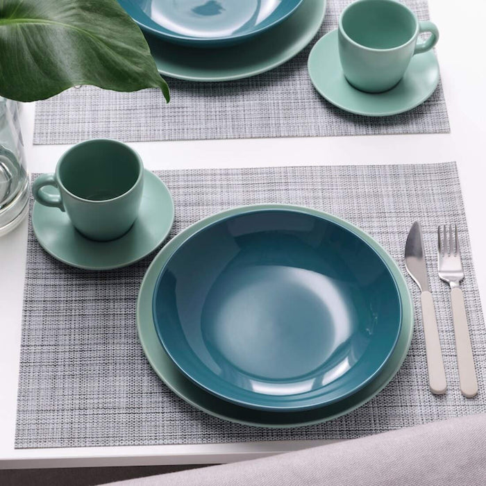 Digital Shoppy IKEA Deep Plate, Glossy Dark Turquoise, 23 cm ikea-deep-plate-glossy-dark-turquoise-23-cm- online- price-home-decorative-digital-shoppy-00477177