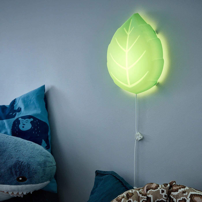 IKEA LED Wall Lamp, price, online, decoration lamp, Leaf Green - digitalshoppy.in 50440817