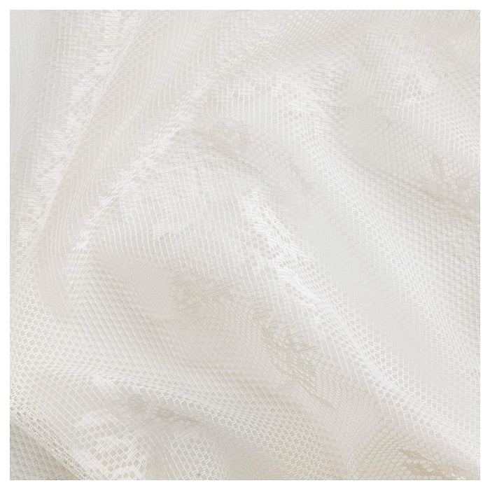 Ikea ALVINE SPETS 145x300 cm Net Curtains (Off-White) -1 Pair - Curtain, Window Curtain Online, Designer Curtain Online, Plain curtains, Curtains for home