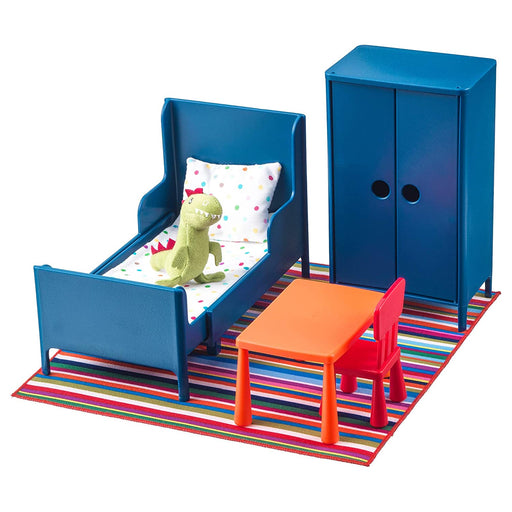 Ikea Huset Doll Furniture, Bedroom (Multicolour) - digitalshoppy.in