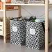 IKEA Multipurpose Use Polypropylene Bag, Black/White, 47 l (12 Gallon) - digitalshoppy.in