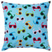 A picture of an IKEA Light Blue cushion cover with a sunglass pattern-30426209