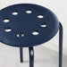 digital shoppy ikea stool , An image of IKEA's blue stool - 45 cm, with a sleek and modern design, placed in a kitchen as an extra seating option, with a white marble countertop and stainless steel appliances in the background 10415810