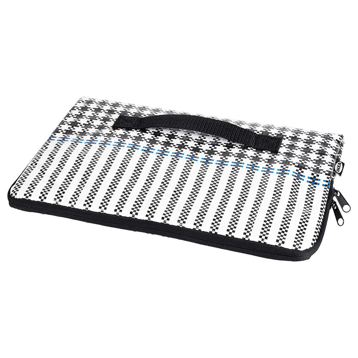 IKEA Polypropylene Laptop Case/Bag, 14", 25 X 35 cm, Black/White - digitalshoppy.in