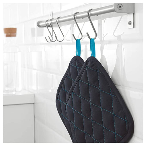 "Quilted pot holder with cotton-polyester filling" 90371176