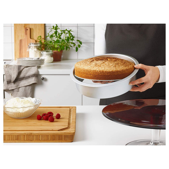 Digital Shoppy IKEA Loose-base cake tin, silver-colour -Kitchenware & tableware, Bakeware, Tins & molds, Loose-base cake tin, oven, microwave-60256984
