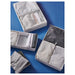 Digital Shoppy ikea-clothes-polyester-bag-set-of-3-check-pattern-grey-black-digital shoppy- 40432506