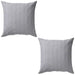 Pure cotton cushion cover with a delicate stripe pattern in the weave gives it a clean modern feel-90506953