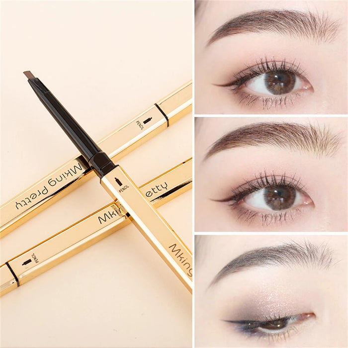 Double Head Eyebrow Pencil Long Lasting Waterproof Eye Brow Pen Tint Mascara  Enhance Cosmetics Beauty Women Makeup