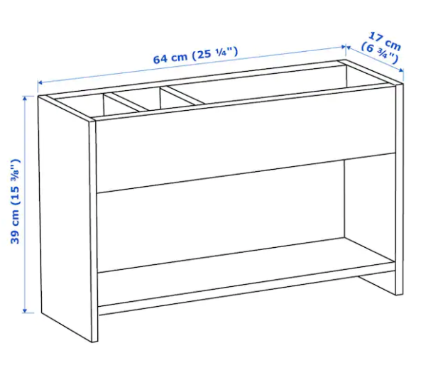 Digital Shoppy Efficiently store your belongings with the sleek and modern IKEA White/Green Add-on Unit. Measuring 64x39 cm, it's a great addition to any space and offers flexible storage options.  (25 1/4x15 3/8 ") 70354291