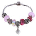 Digital Shoppy Bracelets & Bangles for Women Murano Beads Silver Plated Bracelet Price online ornaments, multicolour SL676