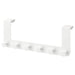 "IKEA white door hanger mounted on a door, providing a convenient storage solution. 40251666