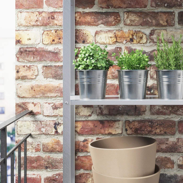 An IKEA plant pot with a smooth finish and a sleek appearance