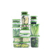 Stackable and space-saving IKEA food containers in transparent green, making it easy to see what's inside30160964