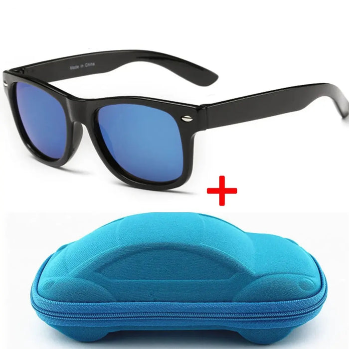 Digital Shoppy Kids Cool Sun Glasses for Boys and Girls Fashion Eyewear Coating Lens UV 400 Protection With Case (6-15 years)