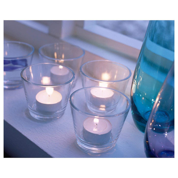 Create a cozy atmosphere with this elegant tealight holder from IKEA. Its sleek and minimalist design will make it a perfect addition to any décor 60177576