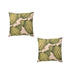 A soft and cozy light pink/green cushion cover for home decor, made by IKEA 30542992 