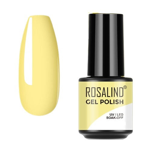 A bottle of top coat gel nail polish in a vibrant, eye-catching color