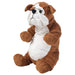 Digital Shoppy IKEA Soft Toy Bulldog - Brown White - digitalshoppy.in