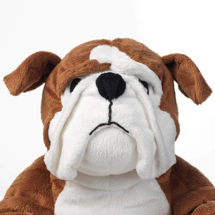 Digital Shoppy IKEA Soft Toy Bulldog - Brown White - digitalshoppy.in