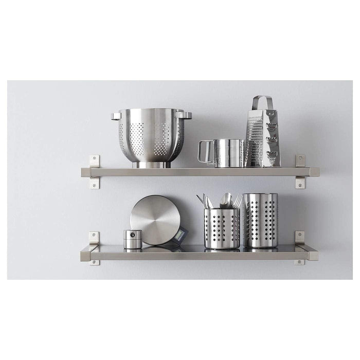 IKEA ORDNING Kitchen Utensil Rack Stainless Steel, large,18 cm