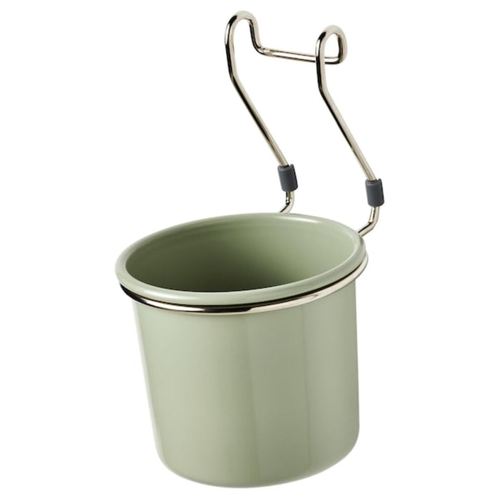 Digital Shoppy IKEA Container, Green/Nickel-Plated, 70444452