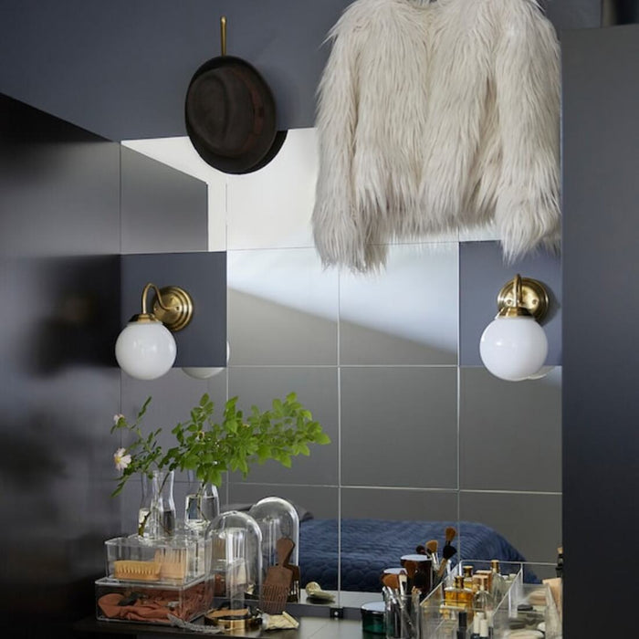 Digital Shoppy IKEA Mirror, 30x30 cm (12x12 ") 10172816 stick wall bathroom online low price