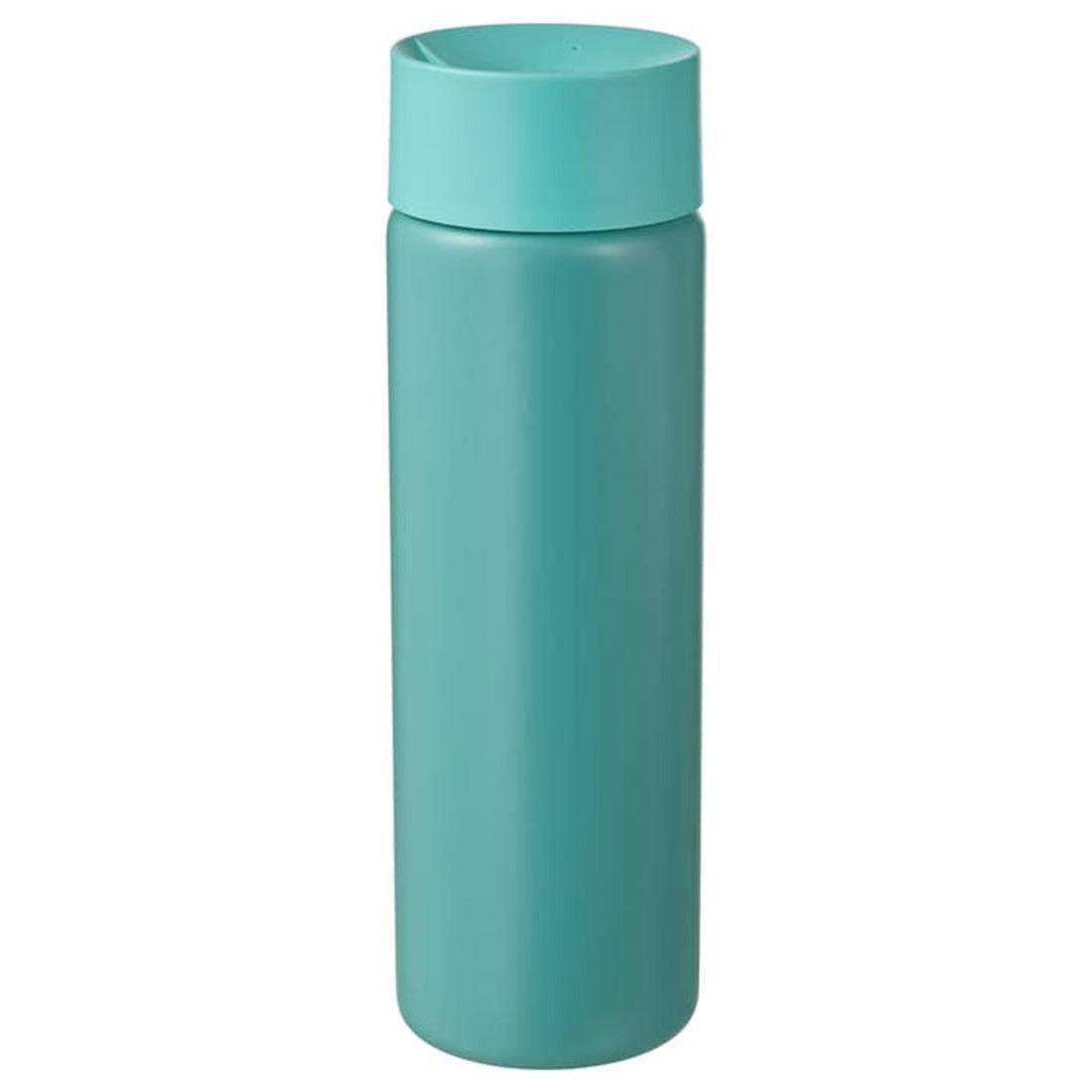 ENVÄLDIG insulated steel flask, stainless steel/black, 12 oz - IKEA