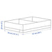 A image of showing IKEA box with compartment size 10474442